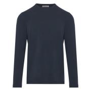 Corneliani Bomullsweatshirt med Elastanblandning Blue, Herr