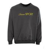 Rassvet Sportig Sweatshirt med Print Gray, Herr