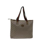 Gucci Vintage Pre-owned Canvas gucci-vskor Brown, Dam