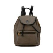 Fendi Vintage Pre-owned Plast axelremsvskor Brown, Dam