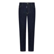 Dsquared2 Blå Slim Fit Jeans Simply Washed Blue, Herr