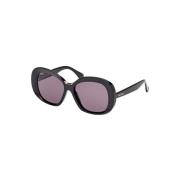 Max Mara Svarta solglasögon Mm0087-01A Black, Dam