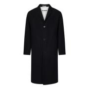 Jil Sander Svart Oversized Ullrock Aw24 Black, Herr