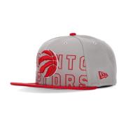 New Era Platt skärm snapback NBA-utkast Toronto Raptors Gray, Herr