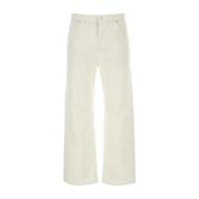 Etro Stretch Denim Jeans i Elfenben White, Herr