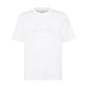 Brunello Cucinelli Stiliga T-shirts och Polos White, Herr