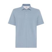 Brunello Cucinelli Ljusblå T-shirts och Polos Blue, Herr