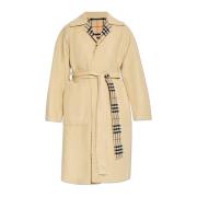 Burberry Yllekappa med bälte Beige, Dam