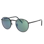 Ray-Ban Nya Round Rb3637 Solglasögon Black, Unisex