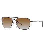 Ray-Ban Reverse Caravan Solglasögon Brun Gradient Black, Unisex