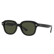 Ray-Ban Klassiska Svarta Solglasögon Erik Rb4398 Black, Unisex