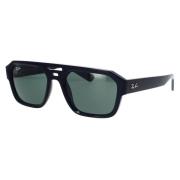 Ray-Ban Modernt solglasögon med trippelbrygga och 3D-detaljer Black, U...