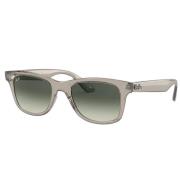 Ray-Ban Fyrkantig ram solglasögon Trendsetter stil Gray, Unisex