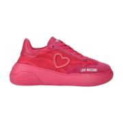 Love Moschino Dam Sneakers Pink, Dam