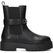 Twinset Svarta Chelsea Boots Elegant Stil Black, Dam