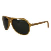 Dolce & Gabbana Gula Aviator Solglasögon i Acetat Yellow, Dam