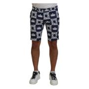 Dolce & Gabbana Krontryck Casual Chino Shorts Blue, Herr