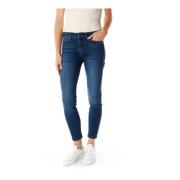 Drykorn Slim Fit Mid Waist Jeans Blue, Dam