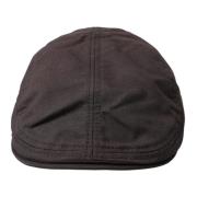 Dolce & Gabbana Brun Nylon Newsboy Cap Brown, Herr