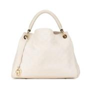 Louis Vuitton Vintage Pre-owned Laeder louis-vuitton-vskor White, Dam