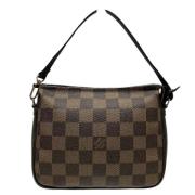 Louis Vuitton Vintage Pre-owned Tyg handvskor Brown, Dam