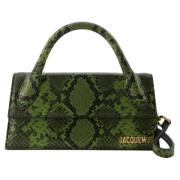 Jacquemus Laeder crossbodyvskor Green, Dam