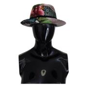 Dolce & Gabbana Patchwork Fedora Hat Multicolor Multicolor, Dam