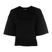 Drykorn Casual Cropped Tee Lilani Black, Dam