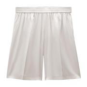 Filippa K Silkes Shorts White, Dam