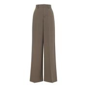 Philosophy di Lorenzo Serafini Khaki Högmidjade Wide Leg Byxor Green, ...