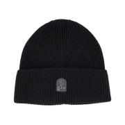 Parajumpers Ribbstickad Beanie Mössa Black, Herr