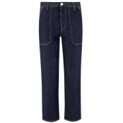 Pinko Högmidjade Power Stretch Denim Jeans Blue, Dam