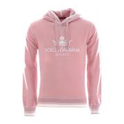 Dolce & Gabbana Herr Zip Hoodie Pink, Herr