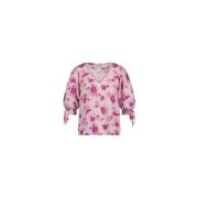 FABIENNE CHAPOT Nacha Top Pink, Dam