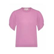 FABIENNE CHAPOT Molly Twist Pullover Kortärmad Pink, Dam