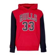 Mitchell & Ness Chicago Bulls Scottie Pippen Hoodie 1996 Red, Herr