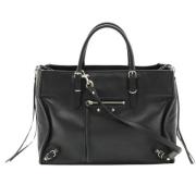 Balenciaga Vintage Pre-owned Laeder totevskor Black, Dam