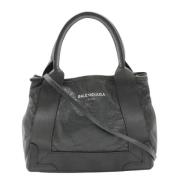 Balenciaga Vintage Pre-owned Laeder totevskor Black, Dam