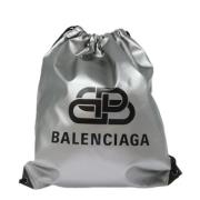 Balenciaga Vintage Pre-owned Tyg ryggsckar Gray, Unisex