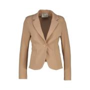 Amélie & Amélie Beige Blazer för Kvinnor Beige, Dam