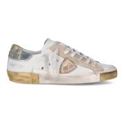 Philippe Model Vintage Street Style Sneakers Kvinnor White, Dam