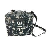 Chanel Vintage Pre-owned Tyg chanel-vskor Black, Dam