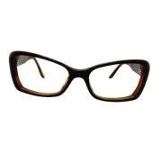 Chanel Vintage Pre-owned Plast solglasgon Brown, Dam