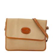 Celine Vintage Pre-owned Canvas handvskor Beige, Dam