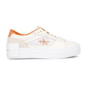 Calvin Klein Stiliga Sneakers för Trendig Look White, Dam