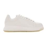 Emporio Armani Snörning High-top Sneaker White, Herr