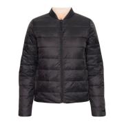 InWear Vändbar Jacka Svart Quiltad Stil Black, Dam