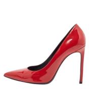 Yves Saint Laurent Vintage Pre-owned Laeder klackskor Red, Dam