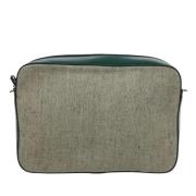 Prada Vintage Pre-owned Canvas prada-vskor Green, Dam