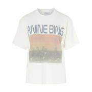 Anine Bing Svampar Off White T-shirt White, Dam